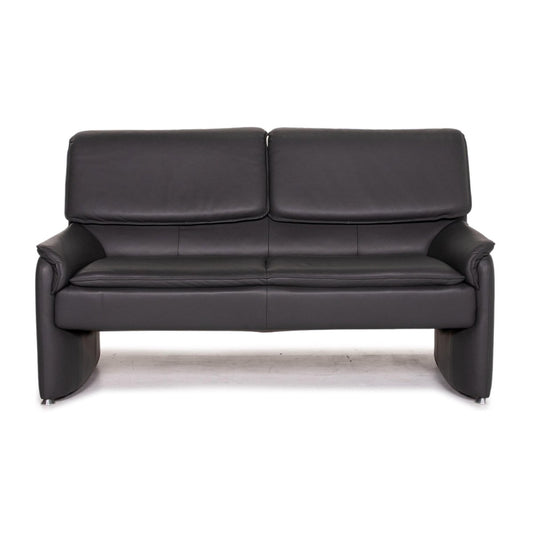 Laauser Carlos Gray Leather Sofa