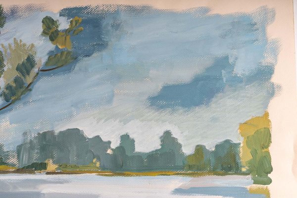 Laconic Landscape, Lake and Countryside, Paper-WFS-880362