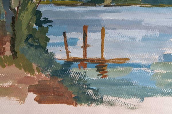 Laconic Landscape, Lake and Countryside, Paper-WFS-880362