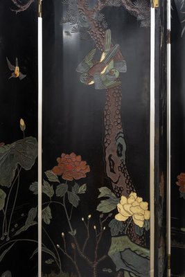 Lacquer 6-Leaf Room Divider-UJE-1100743