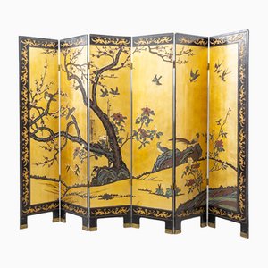 Lacquer 6-Leaf Room Divider-UJE-1100743