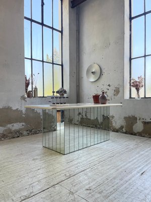 Lacquer and Mirror Desk, 1980s-LCU-2024746