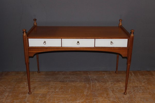 Lacquer Flat Desk with 3 Drawers from Maison Gauthier, 1960s-BCR-1138922