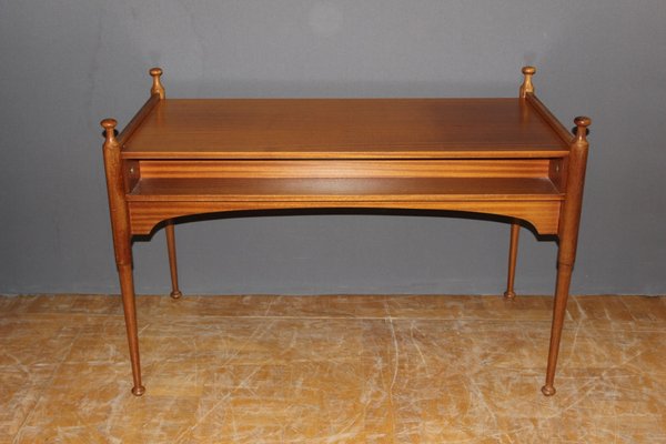 Lacquer Flat Desk with 3 Drawers from Maison Gauthier, 1960s-BCR-1138922