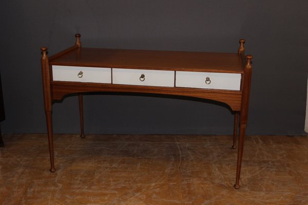 Lacquer Flat Desk with 3 Drawers from Maison Gauthier, 1960s-BCR-1138922