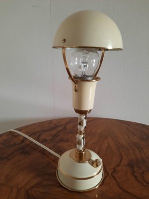 Lacquered Bronze Articulated Table Lamp, 1940s-AWH-882358