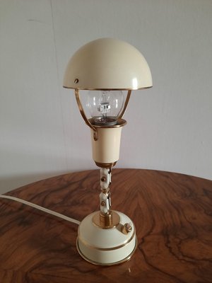 Lacquered Bronze Articulated Table Lamp, 1940s-AWH-882358