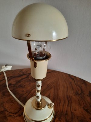 Lacquered Bronze Articulated Table Lamp, 1940s-AWH-882358