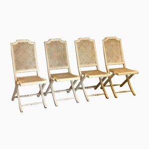 Lacquered Folding Chairs, Set of 4-NPC-1441866