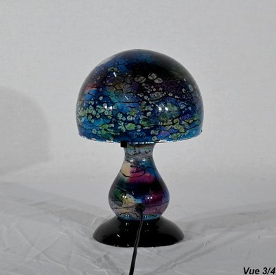 Lacquered Glass Table Lamp, 1970s-RVK-1746215