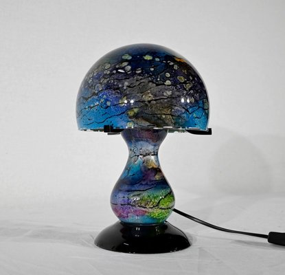 Lacquered Glass Table Lamp, 1970s-RVK-1746215