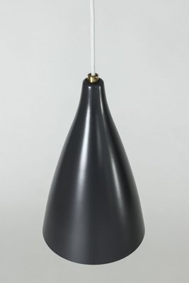 Lacquered Metal Ceiling Lamps by Böhlmarks, 1950s, Set of 3-NL-736645