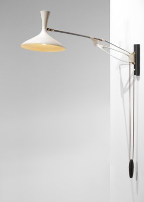 Lacquered Metal Wall Lamp by Cosack Leuchten, 1950s-YU-974129