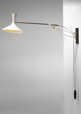 Lacquered Metal Wall Lamp by Cosack Leuchten, 1950s-YU-974129