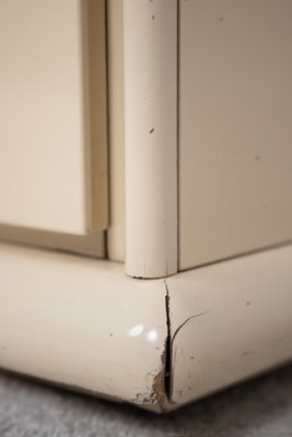 Lacquered Sideboard with Brass Details, 1980s-WQA-1806411