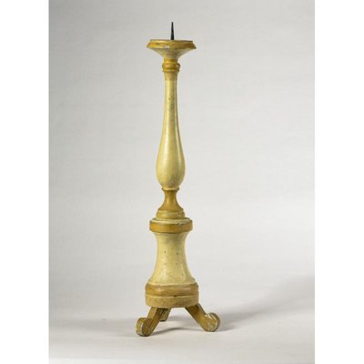 Lacquered Wood Candleholder, 1800s-RAQ-779293