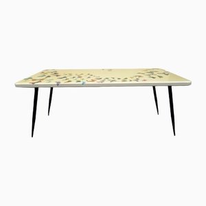 Lacquered Wood Coffee Table, 1950s-OHK-1257229