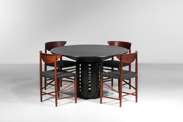 Lacquered Wood Dining Table by Joseph Hoffman for Bieffeplast, 1970s-YU-1312238