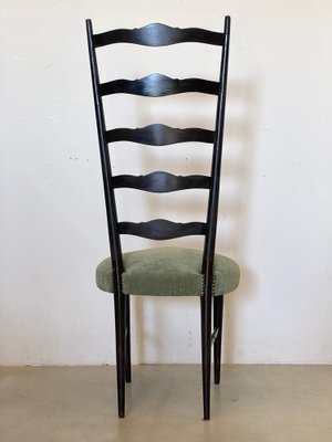 Lacquered Wooden Chairs, 1960s, Set of 4-NPC-1716554