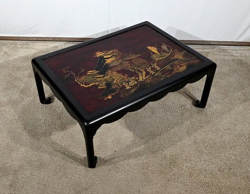 Lacquered Wooden Coffee Table, 1950-RVK-1778423