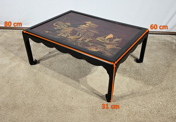 Lacquered Wooden Coffee Table, 1950-RVK-1778423