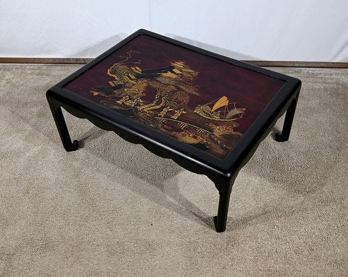 Lacquered Wooden Coffee Table, 1950-RVK-1778423