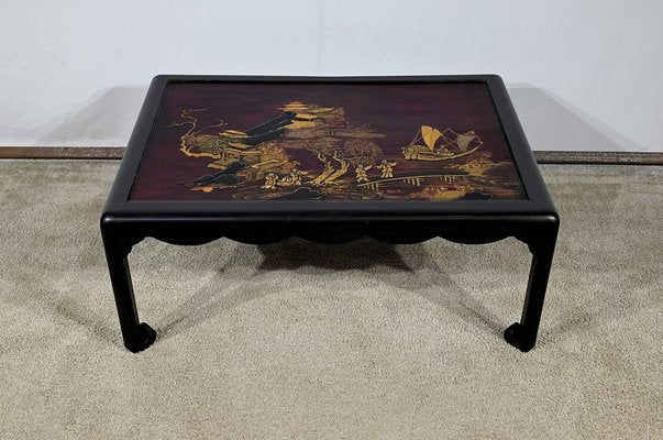 Lacquered Wooden Coffee Table, 1950-RVK-1778423