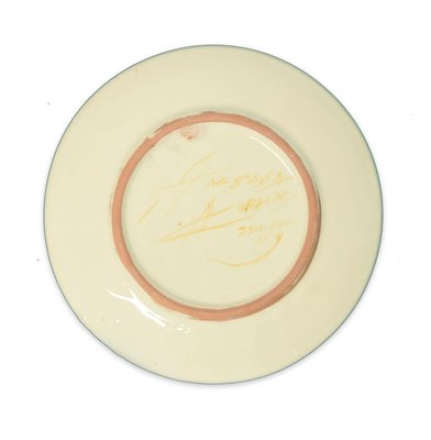 Laila - Original Hand-made Flat Ceramic Dish by A. Kurakina - 2019 2019-ZCI-758696