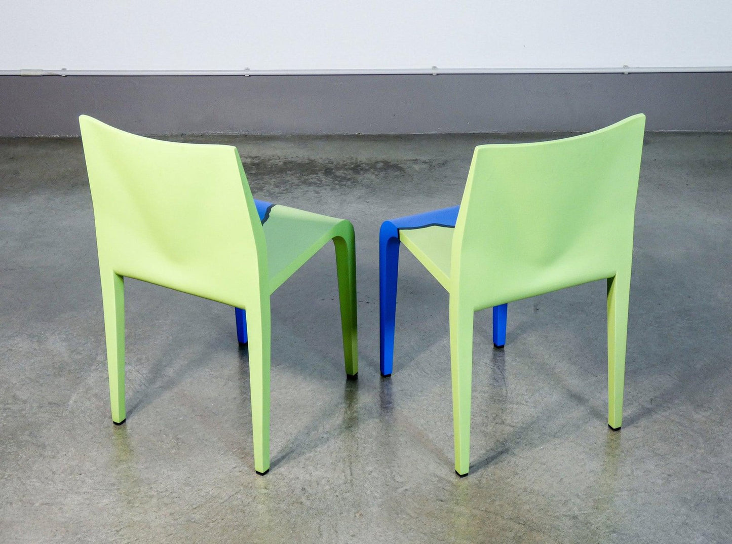 Laleggera Painted Chairs by Michelangelo Pistoletto for Alias, 2009, Set of 4