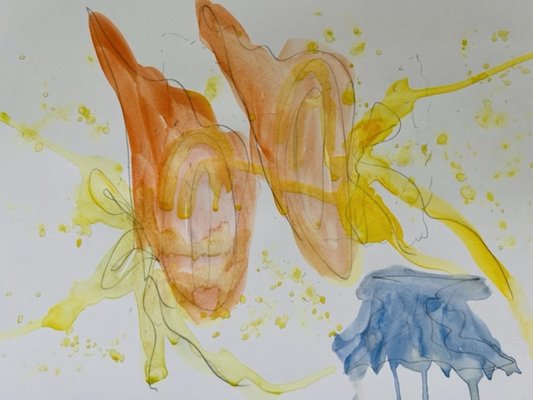 Lali Kakubava, Des Ballerines, 2024, Watercolor & Pencil on Paper-CHG-2037656