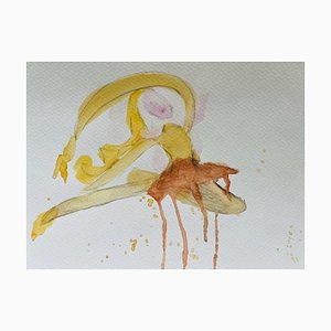 Lali Kakubava, Sun Dancer, 2024, Watercolor & Pencil on Paper-CHG-2037648