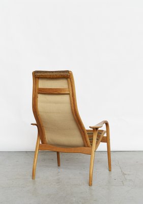 Lamino Easy Chair and Ottoman by Yngve Ekström for Swedese, 1970s, Set of 2-XE-1800395