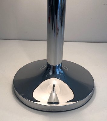 Lamp in Chrome and Black Lacquered Metal, 1950s-BA-1588365