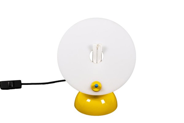 Lamp in Yellow, Blue and White Acrylic Glass, 1980s-CEJ-809402