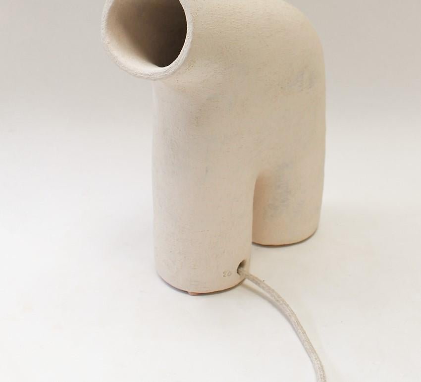 Lampe Arche #6 Lamp in Stoneware by Elisa Uberti