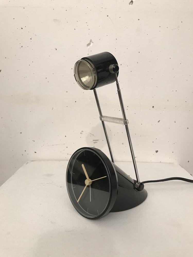 Lampe Horloge by Lungean and Pellman for Brilliant Leuchten, 1980