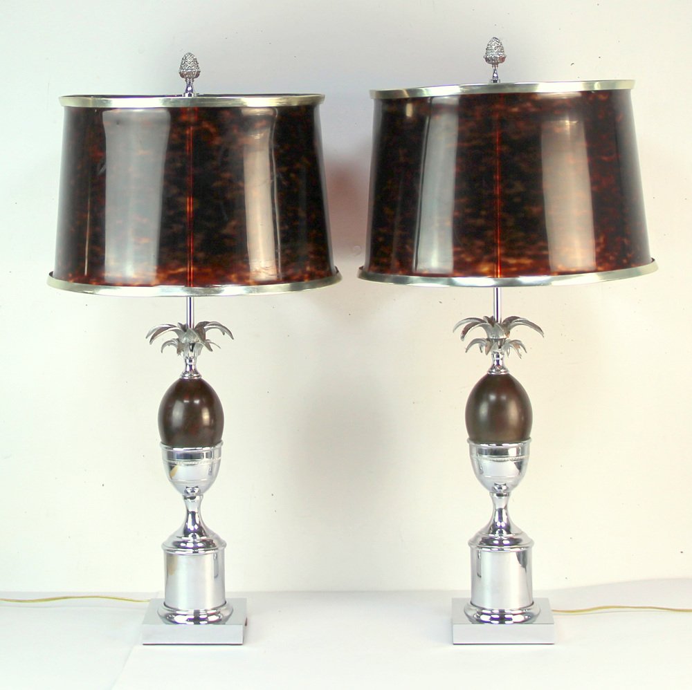 Lamps attributed to Maison Charles, Set of 2