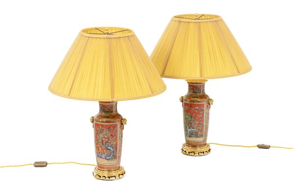 Lamps in Canton Porcelain and Bronze, 1880-CEJ-1256712