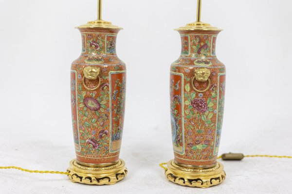 Lamps in Canton Porcelain and Bronze, 1880-CEJ-1256712