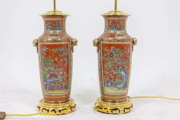 Lamps in Canton Porcelain and Bronze, 1880-CEJ-1256712