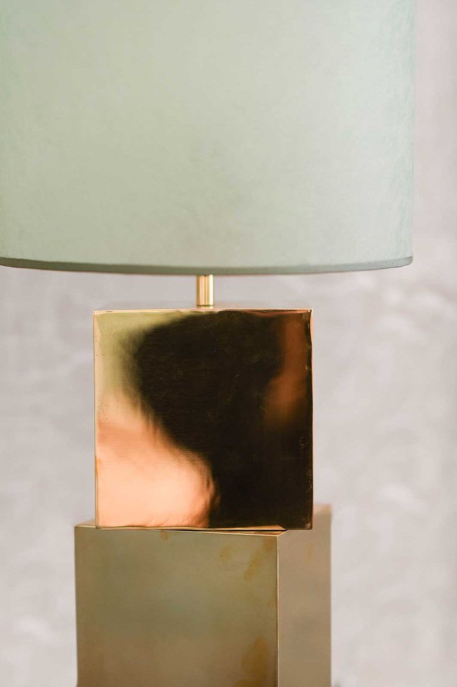 Lamps with Brass Modules by Umberto Mantineo, Set of 2