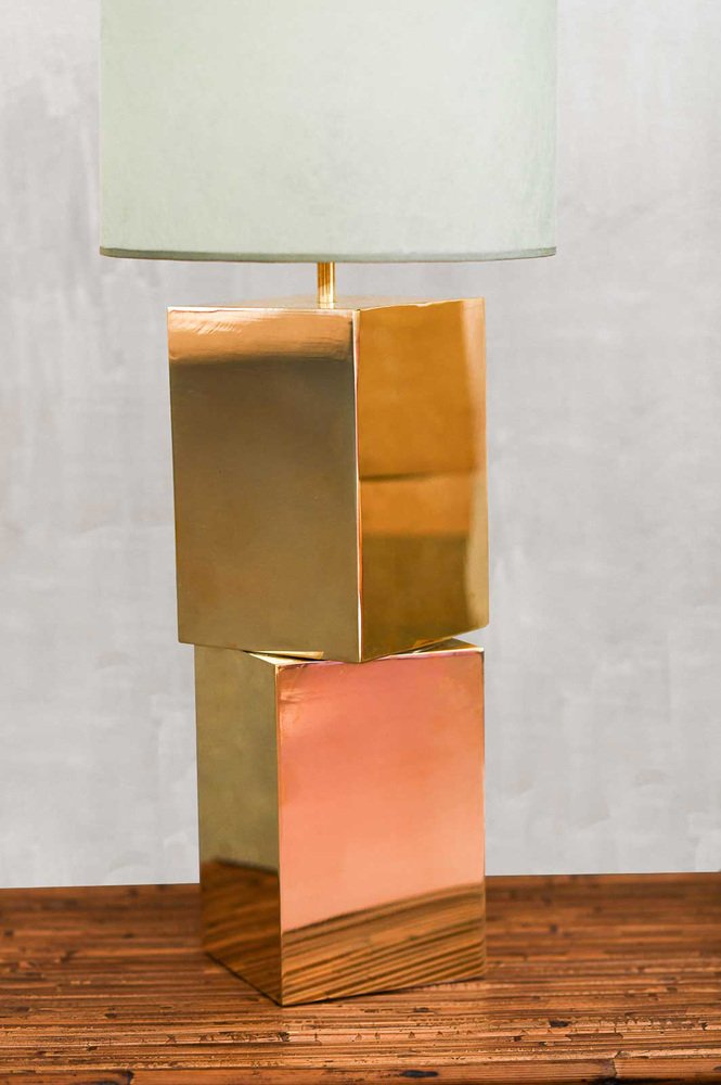 Lamps with Brass Modules by Umberto Mantineo, Set of 2