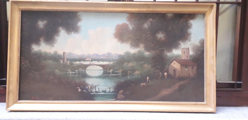 Landscape, 1890s, Oil on Canvas, Framed-AKA-1792282