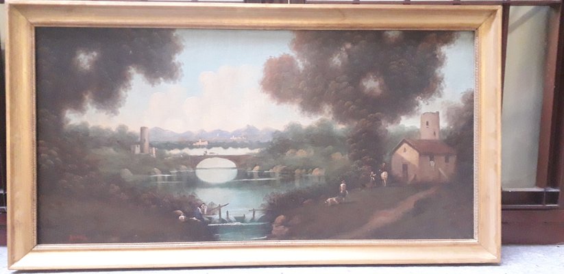 Landscape, 1890s, Oil on Canvas, Framed-AKA-1792282