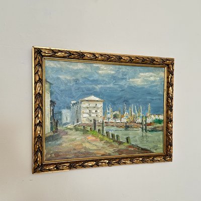 Landscape, 1990, Oil Painting, Framed-FB-1783647