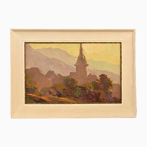 Landscape, Early 20th-Century, Oil on Canvas, Framed-YVI-1168207