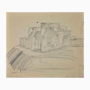 Landscape, Mid-20th Century, Drawing-ZCI-1165264