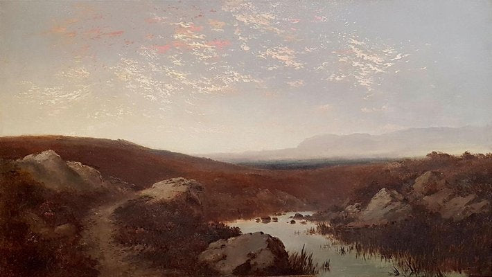 Landscape - Oil on Canvas by Giulio Aristide Sartorio - 1890 ca. 1890 ca.-ZCI-756367