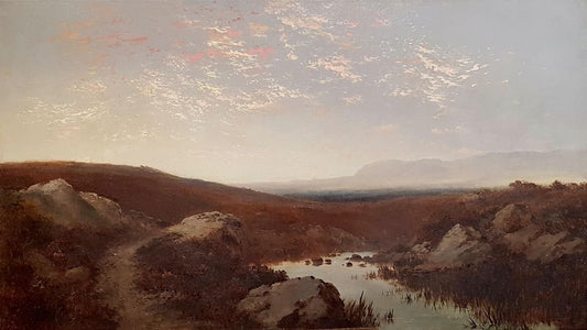 Landscape - Oil on Canvas by Giulio Aristide Sartorio - 1890 ca. 1890 ca.