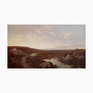 Landscape - Oil on Canvas by Giulio Aristide Sartorio - 1890 ca. 1890 ca.-ZCI-756367